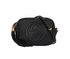 GG Soho Small Disco Crossbody, &pound;750, Handbags, Black, Leather, Front view